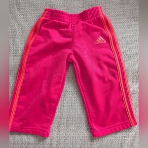 Adidas Baby Toddler Pink Track Pants Size 12 Months
